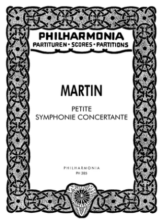 PETITE SYMPHONIE CONCERTANTE POUR HARPE, CLAVECIN, PIANO ET DEUX OR- CHESTRE A CORDES,  STUDIENPARTITUR