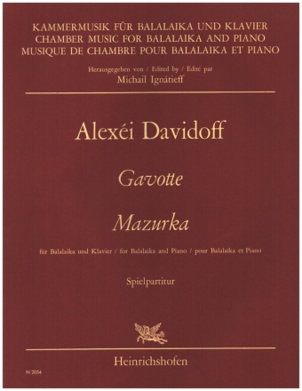 Gavotte und Mazurka fr Balalaika