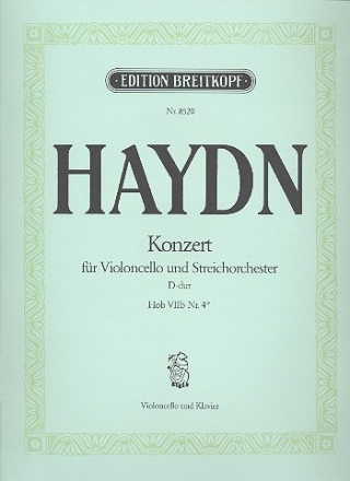 Konzert D-Dur Hob.VIIb:4 fr Violoncello und Streichorchester fr Violoncello und Klavier