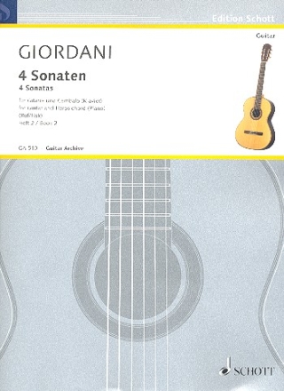 4 Sonaten Band 2 fr Gitarre und Cembalo