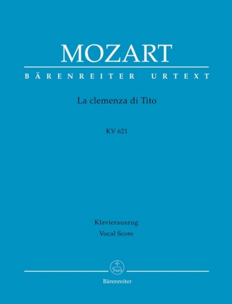 La clemenza di Tito KV621  Klavierauszug (dt/it)