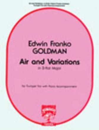 AIR AND VARIATIONS FOR THREE TRUMPETS AND PIANO GOLDMAN, ED       SCORE+3PARTS