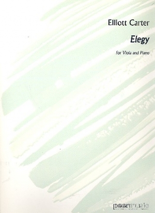 Elegy  for viola and piano