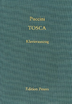 Tosca Klavierauszug gebunden
