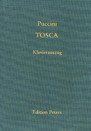 Tosca Klavierauszug gebunden