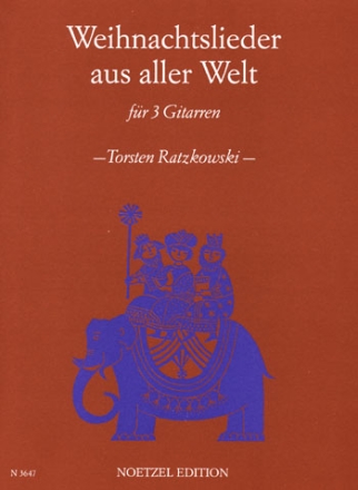 Weihnachtslieder aus aller Welt fr 3 Gitarren gesetzt Partitur