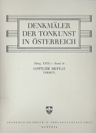 12 Toccaten und 72 Versetl fr Orgel