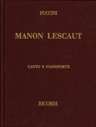 Manon Lescaut Klavierauszug (it/en, gebunden)