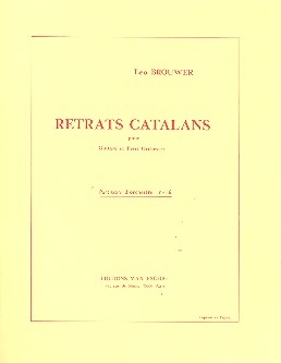 Retrats Catalans 1983 pour guitare et petit orchestre Studienpartitur