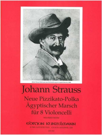 Neue Pizzikato-Polka aus Frstin Ninetta op.449 fr 8 Violoncelli Stimmen