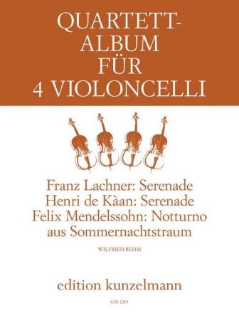 Quartett-Album fr 4 Violoncelli Stimmen