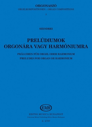 Prludien fr Orgel oder Harmonium
