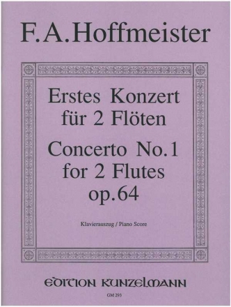 Konzert D-Dur Nr.1 op.64 fr 2 Flten und Orchester fr 2 Flten und Klavier