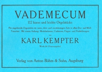 Vademecum - 112 kurze und leichte Orgelstücke für angehende Organisten