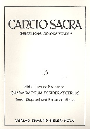 Quemadmodum desiderat cervus fr Tenor (Sopran) und Bc