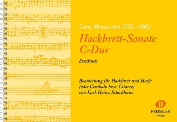 Sonate C-Dur fr Hackbrett und Volksharfe (Cembalo)