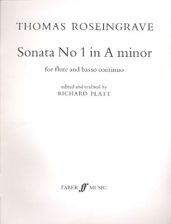 Sonata a minor no.1 for flute and bc