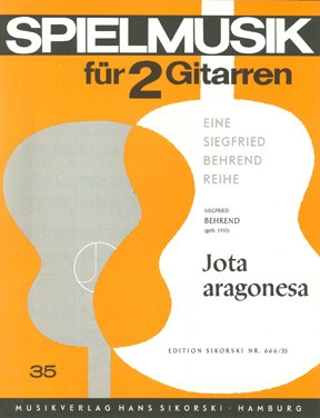 Jota aragonesa fr 2 Gitarren partitur