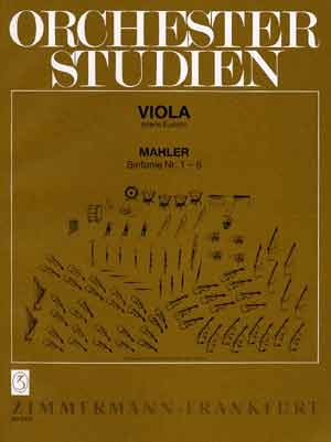 Orchesterstudien fr Viola Sinfonien Nr.1-6 