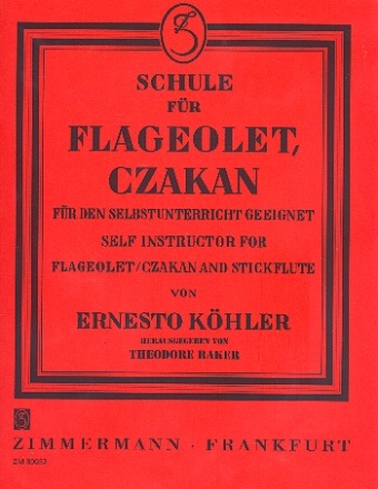 Schule für Flageolett (Czakan) Text (dt/en/ru) 