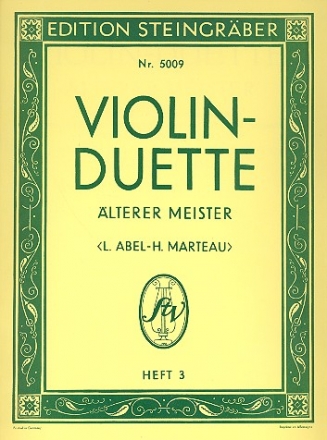 50 Violin-Duette lterer Meister Band 3 (1.-3. Lage) 
