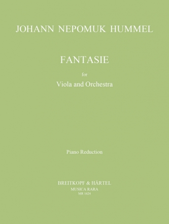 Fantasie for viola and orchestra for viola and piano