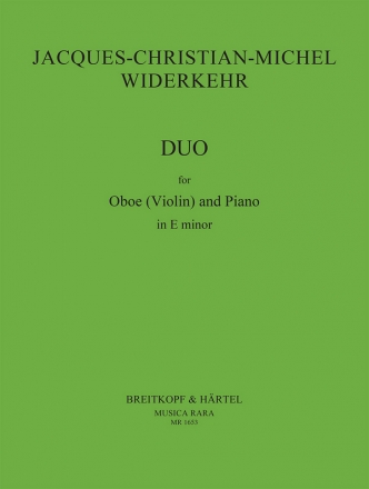 Duo e Minor for oboe and piano