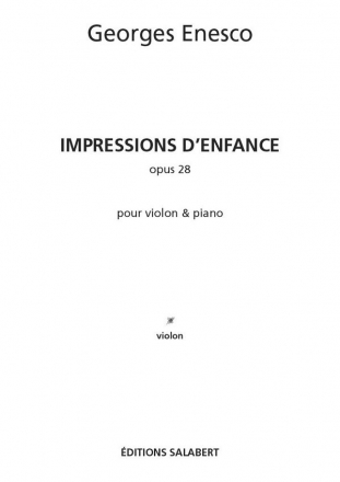 Impressions d'enfance pour violon et piano