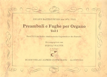 Preambuli e Fughe Band 1 per organo