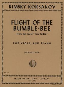 Flight of the bumble-bee for viola and piano