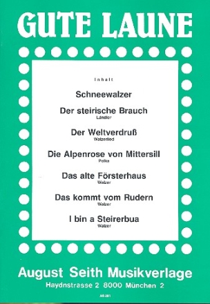 Gute Laune: fr Klavier (Akkordeon)