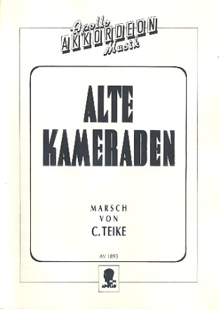 Alte Kameraden fr Akkordeon (F-Dur, erleichtert)