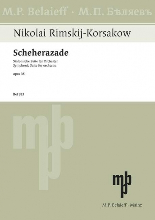 Scheherazade op.35 fr Orchester Studienpartitur