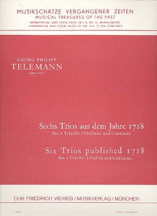 Trio D-Dur Nr.4 fr 2 Violinen und Bc