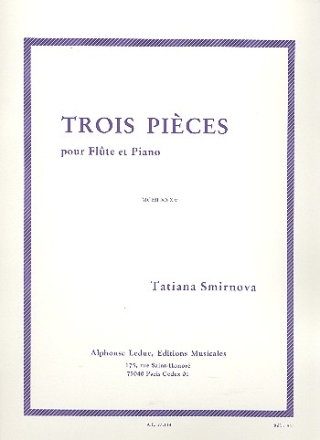 3 pices op.56 pour flte et piano