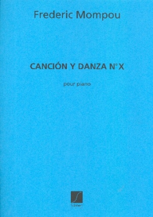 Cancion y danca no.10  pour piano