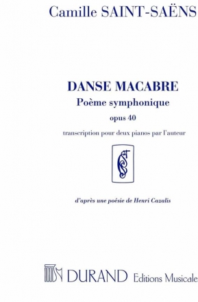 Danse macabre op.40 pour 2 pianos