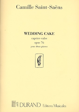 Wedding Cake op.76 Caprice-valse pour 2 pianos