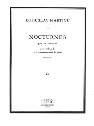 Nocturnes - quatre etudes no. 2 pour violoncelle et piano