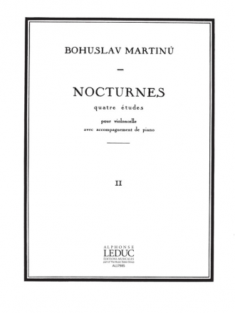 Nocturnes - quatre etudes no. 2 pour violoncelle et piano