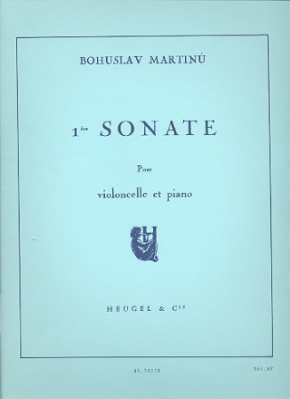 Sonate no.1 pour violoncelle et piano