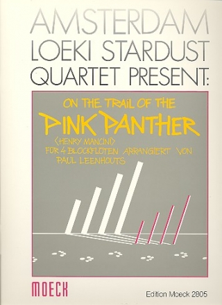 On the Trail of the Pink Panther fr SATB Blockflten