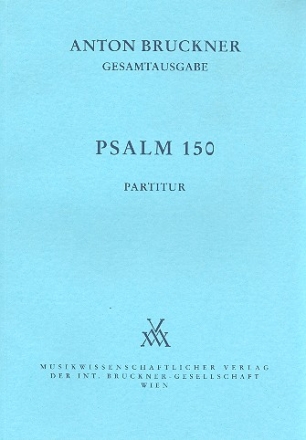 Psalm 150 fr Sopran, Chor und Orchester Partitur