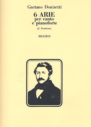 6 arie per canto e pianoforte