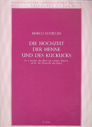 Die Hochzeit der Henne und des Kuckucks fr 2 Streicher (Blser) und Cembalo (Klavier) (Bc ad lib) Partitur und Stimmen