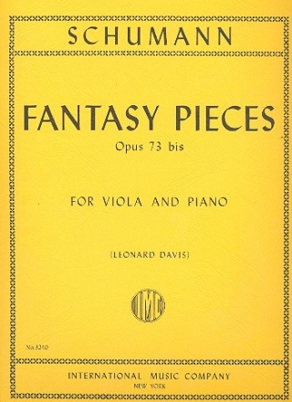 Fantasy Pieces op.73b for viola and piano