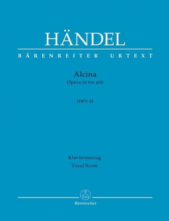 Alcina HWV34  Klavierauszug (it/dt)
