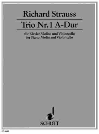 Trio Nr. 1 A-Dur o. Op. AV. 37 fr Klaviertrio Partitur und Stimmen