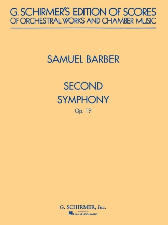 Symphony no.2 op.19 for orchestra score