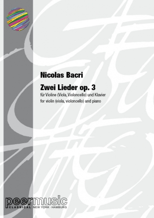 2 Lieder op.3 fr Violine (Viola, Violoncello) und Klavier